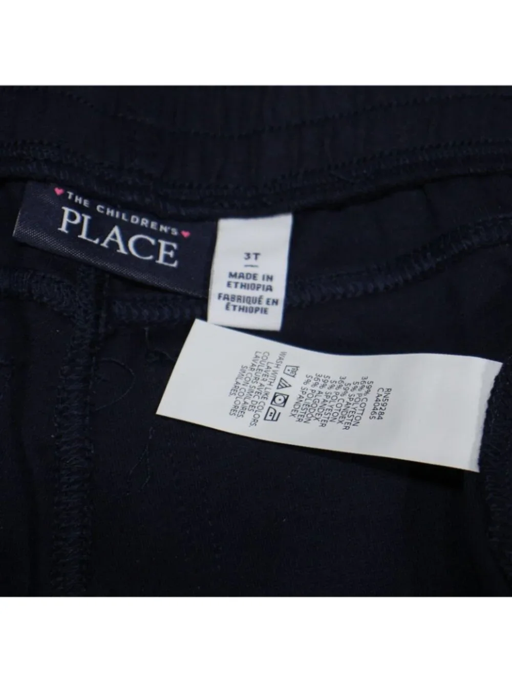 The Children's Place Pull on Jeggings Pants Sandy Navy 2 Pack 3T US